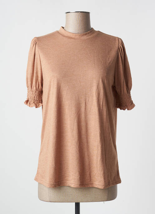 T-shirt marron CREAM pour femme