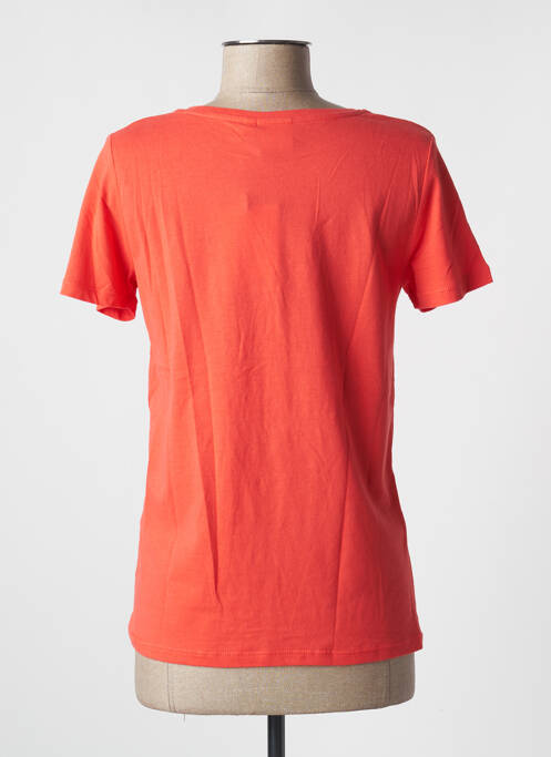 T-shirt orange ICHI pour femme