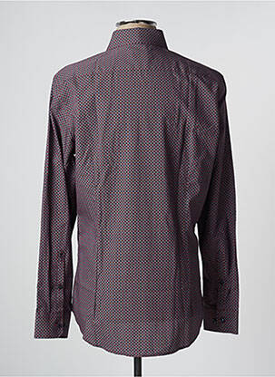 Chemise manches longues manches longues rouge SEIDEN STICKER homme