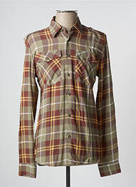 Chemise manches longues manches longues marron PEARLY KING homme