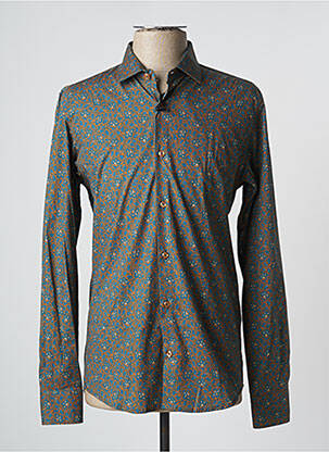 Chemise manches longues imprimé fantaisie bleu PRIMO EMPORIO homme