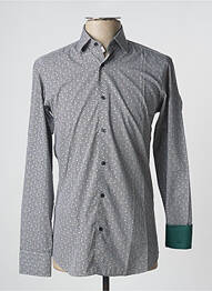 Chemise manches longues imprimé fantaisie noir XOOS homme