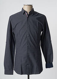 Chemise manches longues imprimé fantaisie bleu JACK & JONES homme