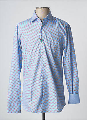 Chemise manches longues bleu XOOS pour homme