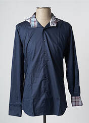 Chemise manches longues bleu XOOS pour homme seconde vue