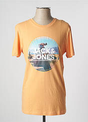 T-shirt orange JACK & JONES pour homme seconde vue