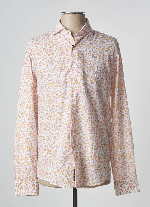 Chemise manches longues manches longues blanc RECYCLED ART WORLD homme