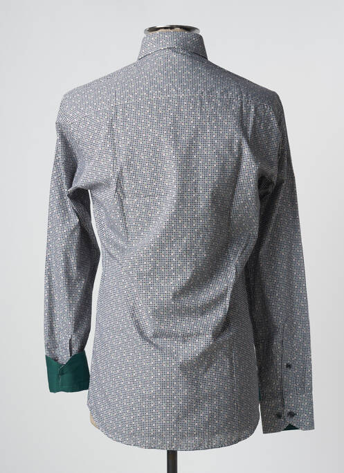 Chemise manches longues imprimé fantaisie noir XOOS homme