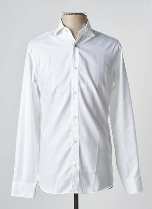 Chemise manches longues blanc JACK & JONES pour homme