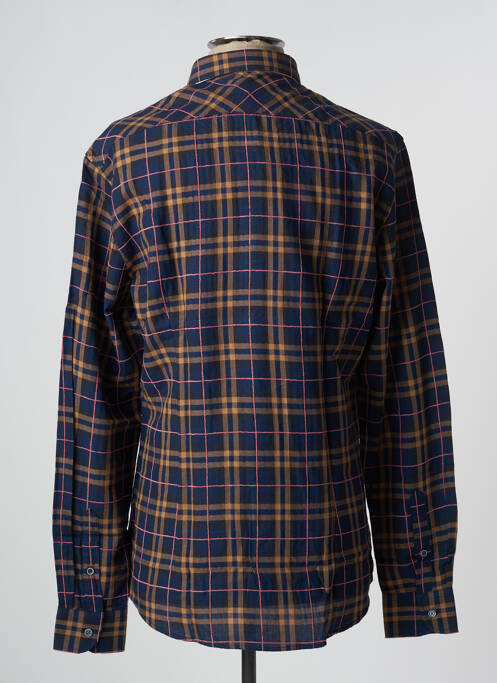 Chemise manches longues bleu GAUDI pour homme