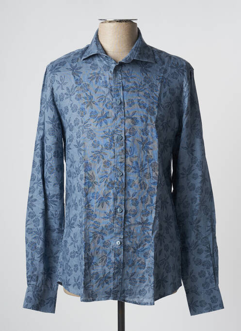 Chemise manches longues bleu GAUDI pour homme