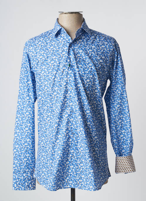 Chemise manches longues bleu XOOS pour homme