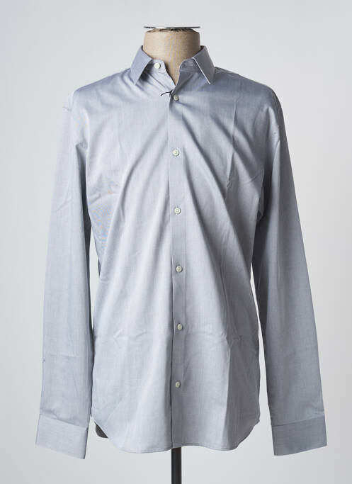 Chemise manches longues gris JACK & JONES pour homme