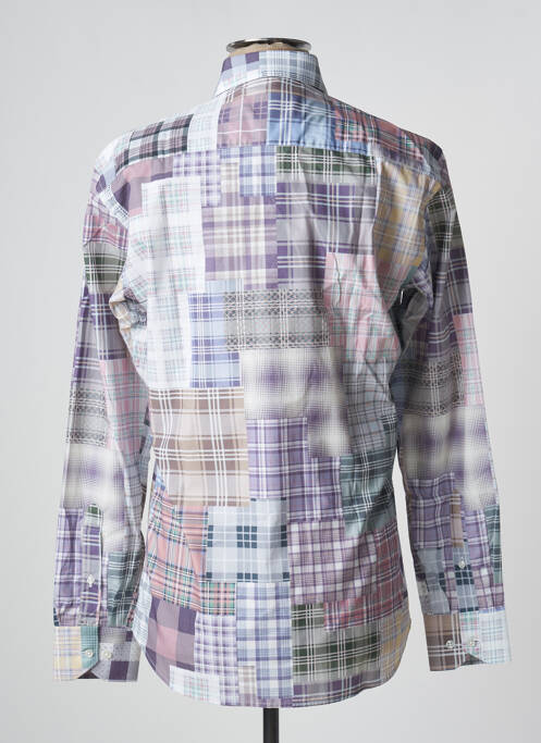 Chemise manches longues violet XOOS pour homme