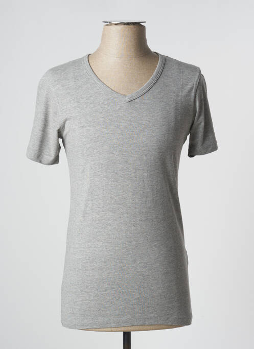 T-shirt gris JACK & JONES pour homme