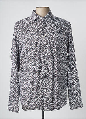 Chemise manches longues manches longues blanc SEIDEN STICKER homme