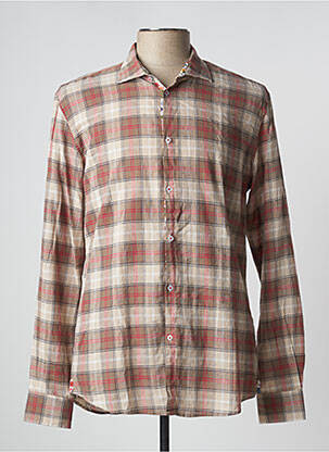 Chemise manches longues manches longues beige GAUDI homme