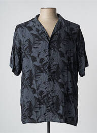 Chemise manches courtes imprimé fantaisie gris JACK & JONES homme