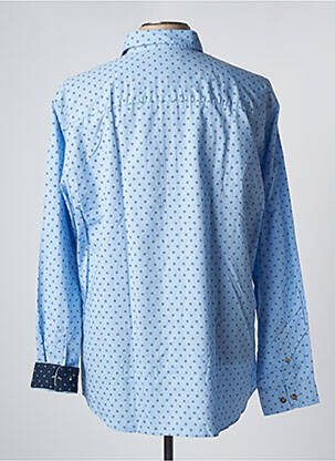 Chemise manches longues imprimé fantaisie bleu JACK & JONES homme