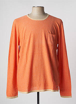 Pull stretch manches longues orange GAUDI homme