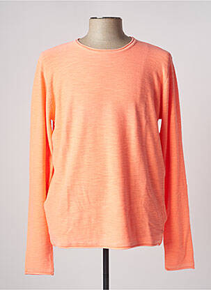 Pull stretch manches longues orange GAUDI homme