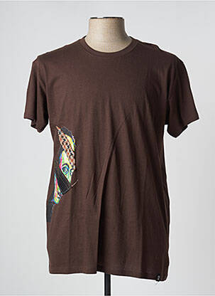 T-shirt marron RECYCLED pour homme