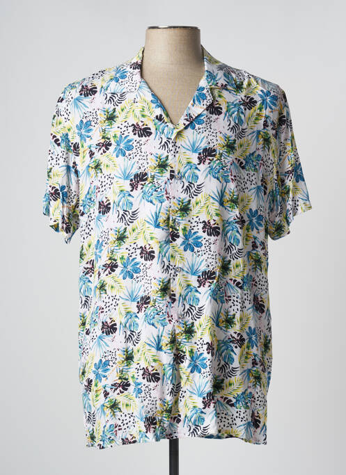 Chemise manches courtes coupe droite blanc GAUDI homme