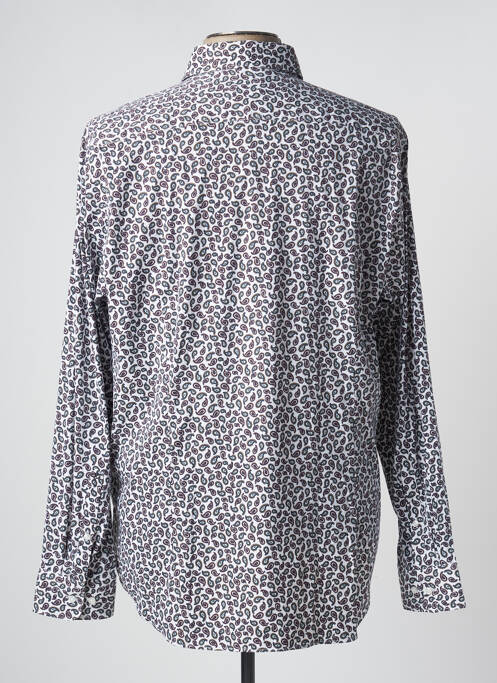 Chemise manches longues blanc SEIDEN STICKER pour homme