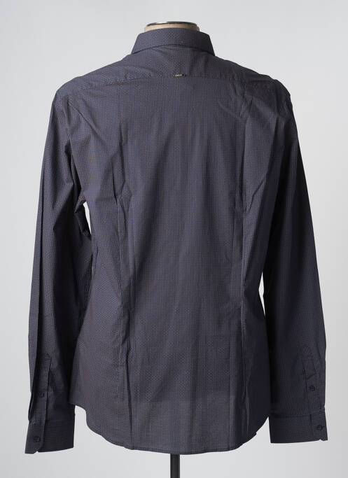 Chemise manches longues bleu GAUDI pour homme