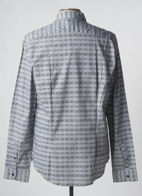 Chemise manches longues gris GAUDI pour homme