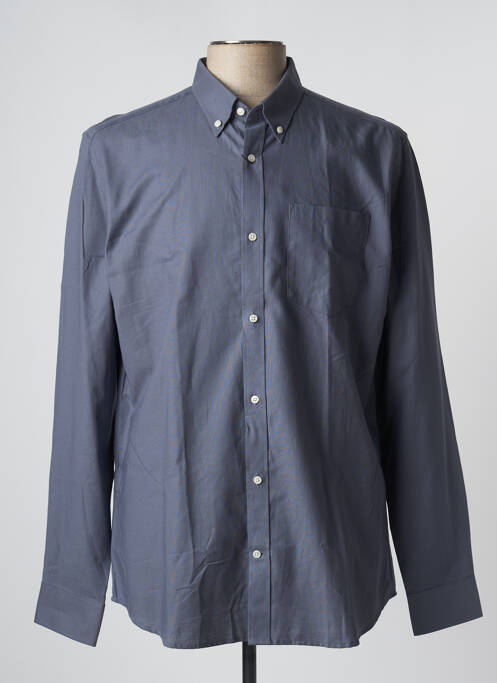 Chemise manches longues gris JACK & JONES pour homme