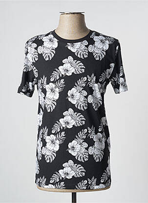 T-shirt coupe droite manches courtes noir JACK & JONES homme