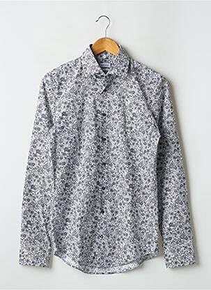 Chemise manches longues manches longues blanc SEIDEN STICKER homme