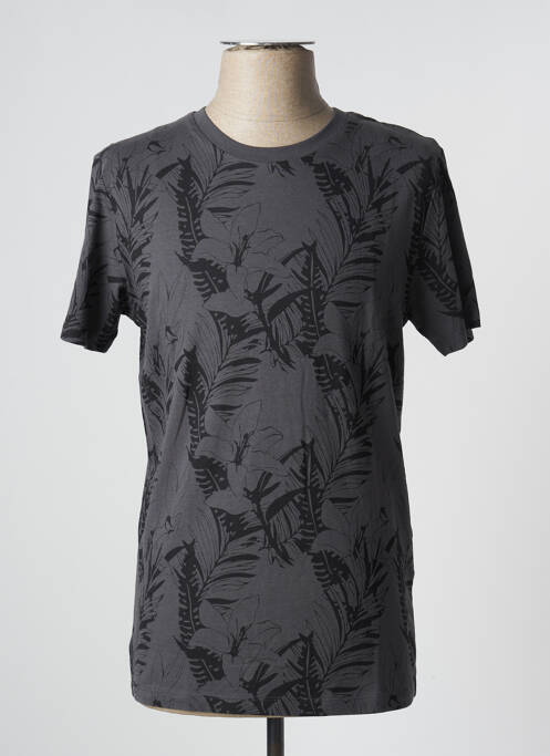 T-shirt gris JACK & JONES pour homme