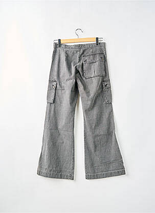 Pantalon cargo coupe droite taille normale gris BLEND femme