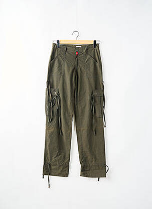 Pantalon cargo coupe droite taille normale vert BE YOU K femme