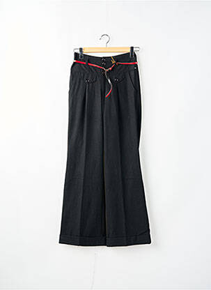 Pantalon large poches taille normale noir DDP femme