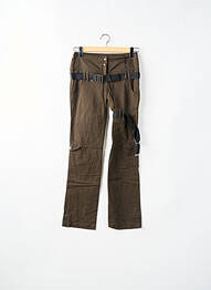 Pantalon cargo coupe droite taille normale vert TORN femme