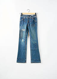 Jeans coupe droite taille normale taille normale bleu TEDDY SMITH femme