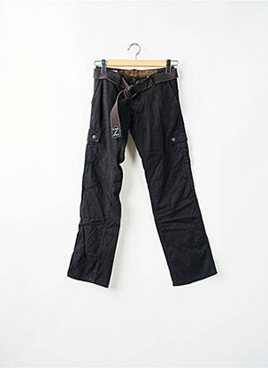 Pantalon droit fermeture zippée sous rabat boutonné taille normale noir Z.BRAND femme