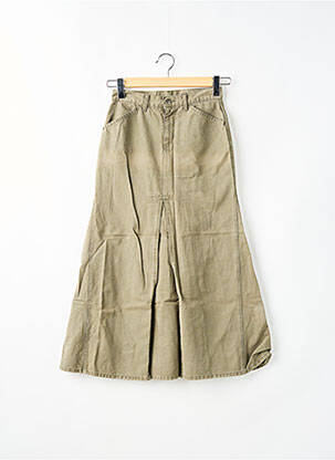 Jupe longue taille normale vert RWD femme