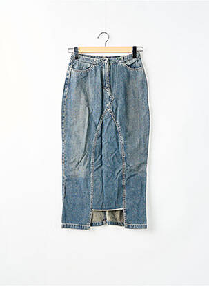 Jupe longue taille normale bleu SCHOOL RAG femme