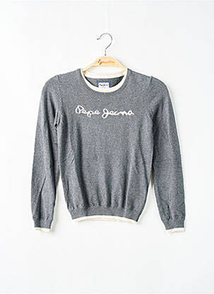 Pull stretch manches longues gris PEPE JEANS fille