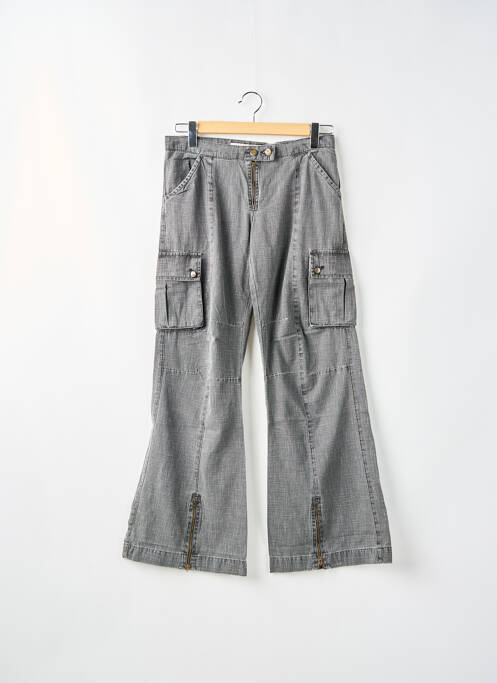 Pantalon cargo coupe droite taille normale gris BLEND femme