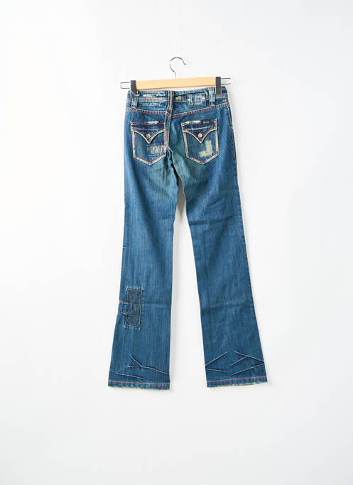 Jeans coupe droite bleu TEDDY SMITH pour femme