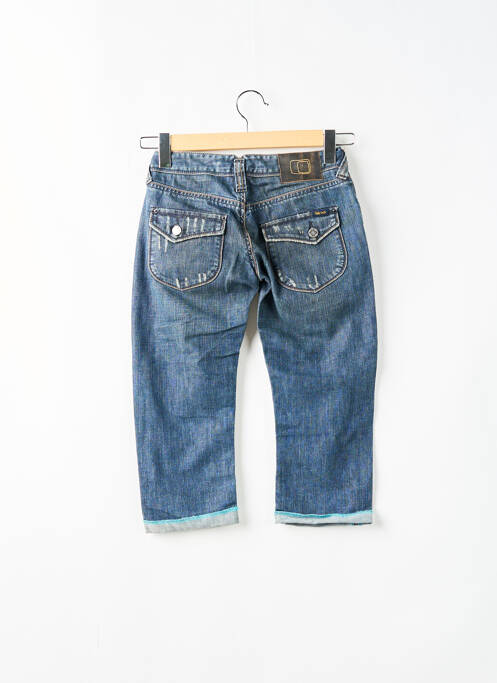 Pantacourt bleu TEDDY SMITH pour femme