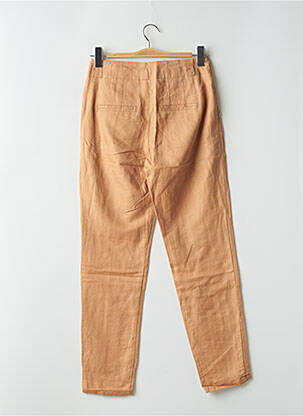 Pantalon chino fermeture zippée sous rabat boutonné taille normale marron DE.CORP BY ESPRIT femme