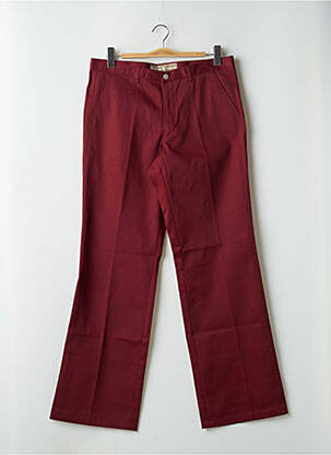 Pantalon chino tissage popeline taille normale violet FREEMAN T.PORTER homme
