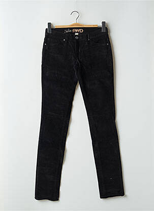 Pantalon slim taille basse taille basse noir RWD femme