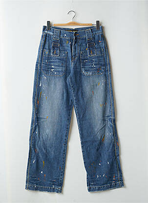 Jeans coupe droite stretch taille normale bleu RWD homme